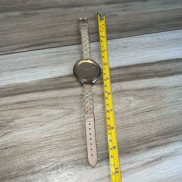 Francesca’s WristWatch Women’s Quarts Movement Braided Band New Battery Tested - Picture 4 of 5